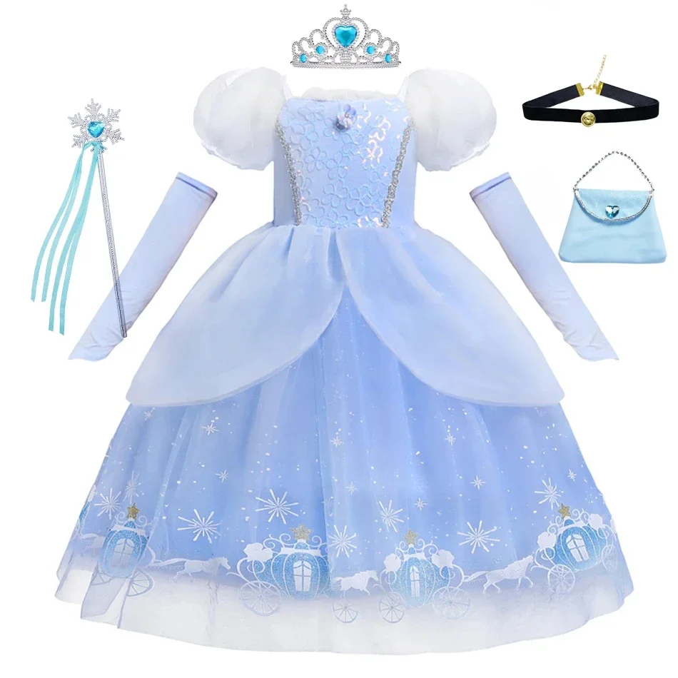 Summer Clothing Kids - Kopciuszek księżniczka sukienka Cosplay dla dziewczynki