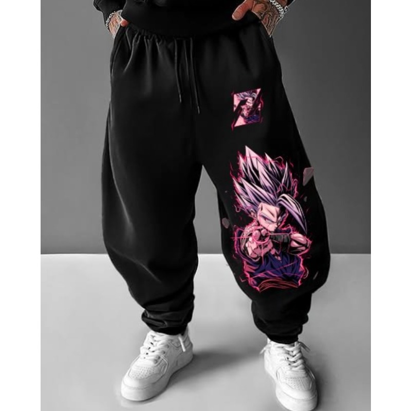 Summer Clothing Trends 2025 - Męskie spodnie Dragon Ball Trend Explosion