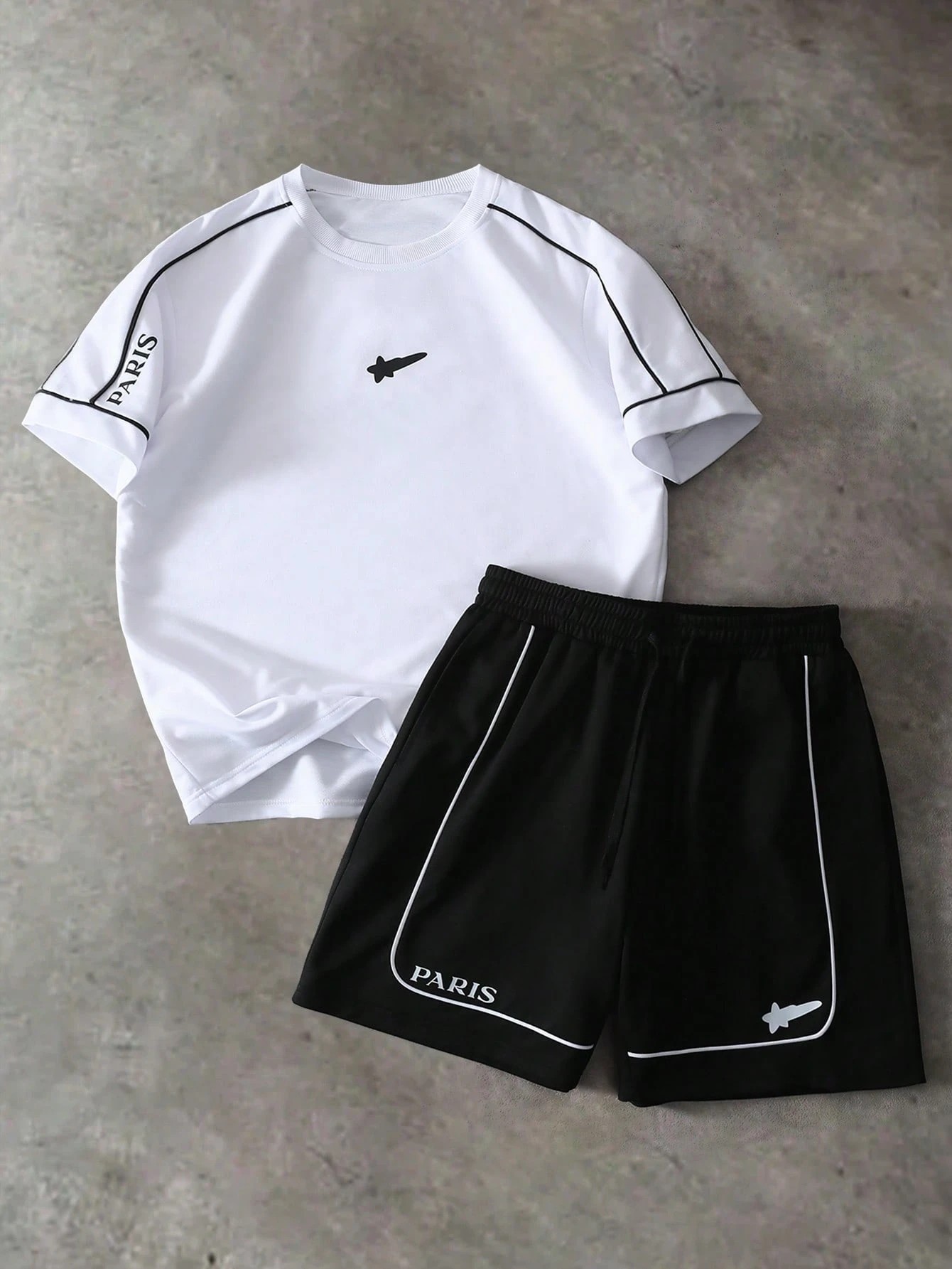 Summer Clothes Fashion - Letni zestaw męski 2026: koszulka z
