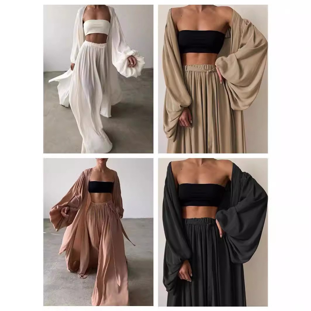 Summer Clothing - Letni Wiosenny Damski Zestaw Ubrań Dwuczęściowy