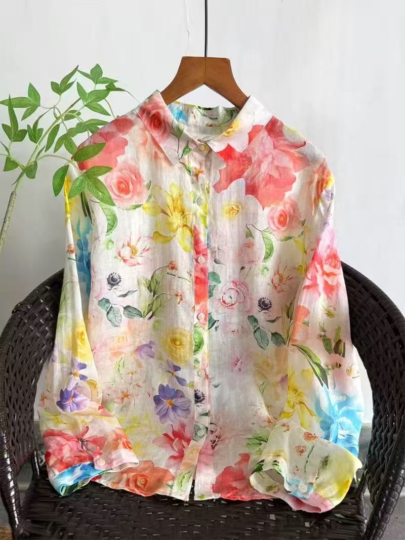 Japan Summer Clothing Women - Odzież vintage 2026, koszule i bluzki
