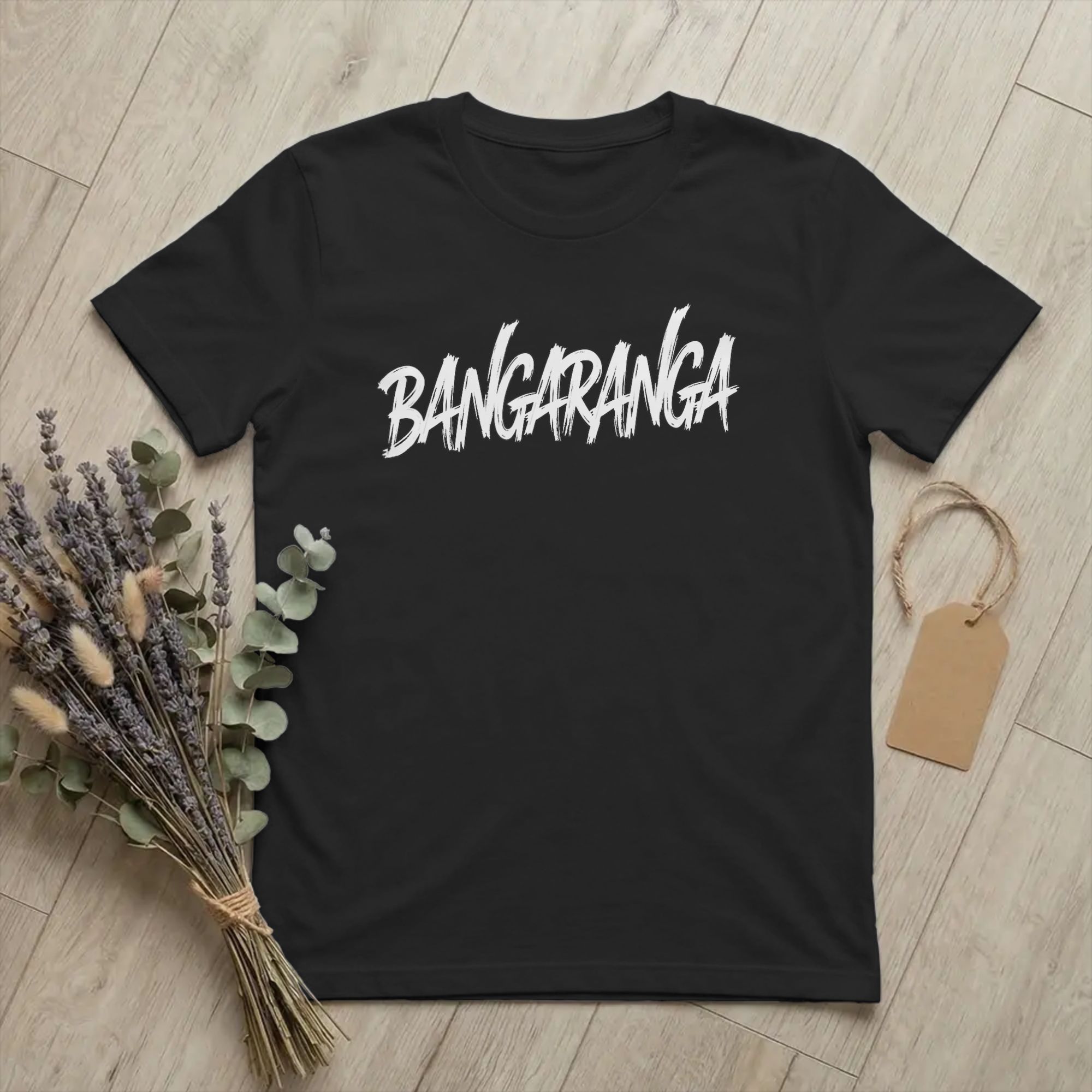 Summer Clothing Ideas - Koszulki męskie Jamaican Uhrzeit Bangaranga, bawełniane