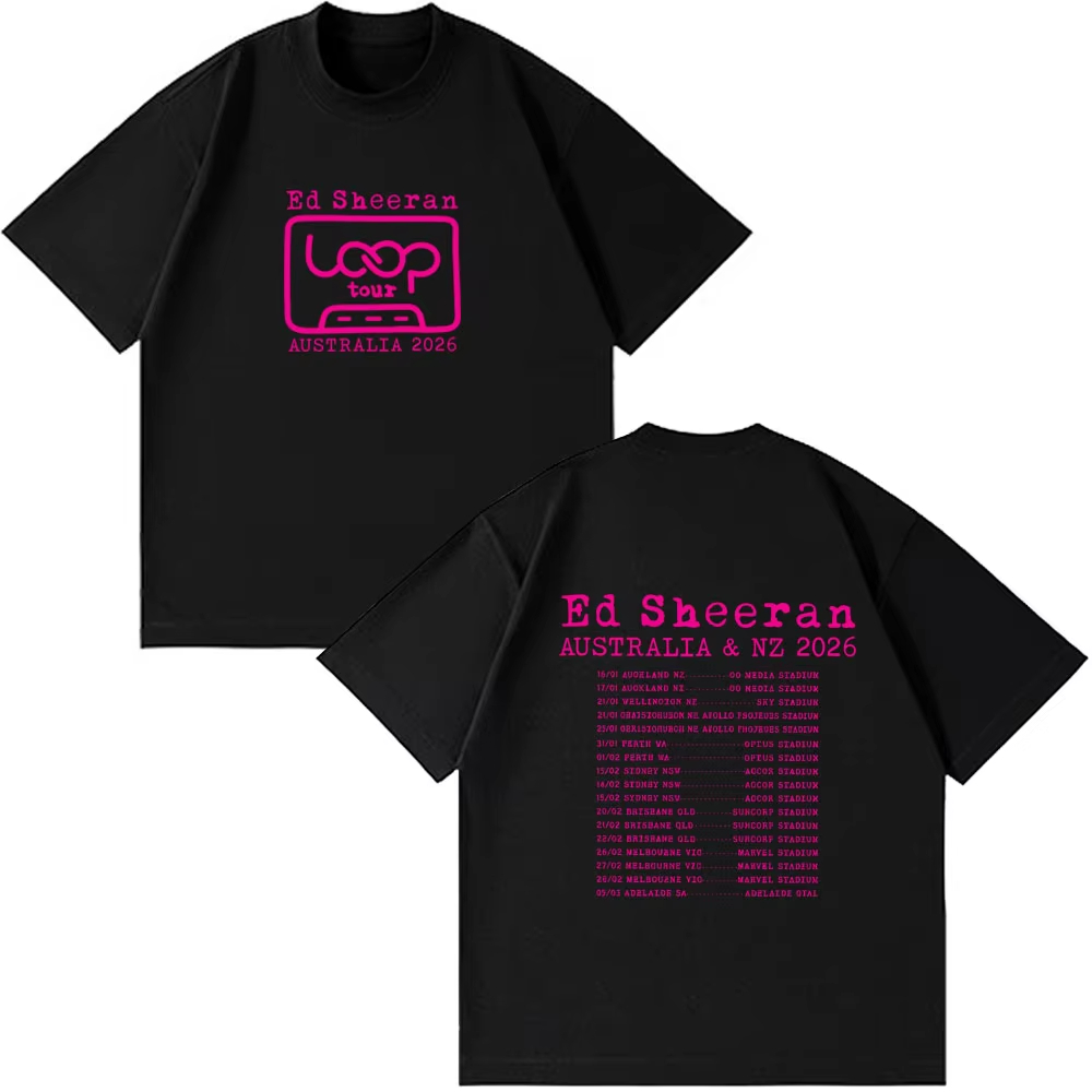 Summer Clothing Australia - Ed Sheeran Loop Tour Australia i