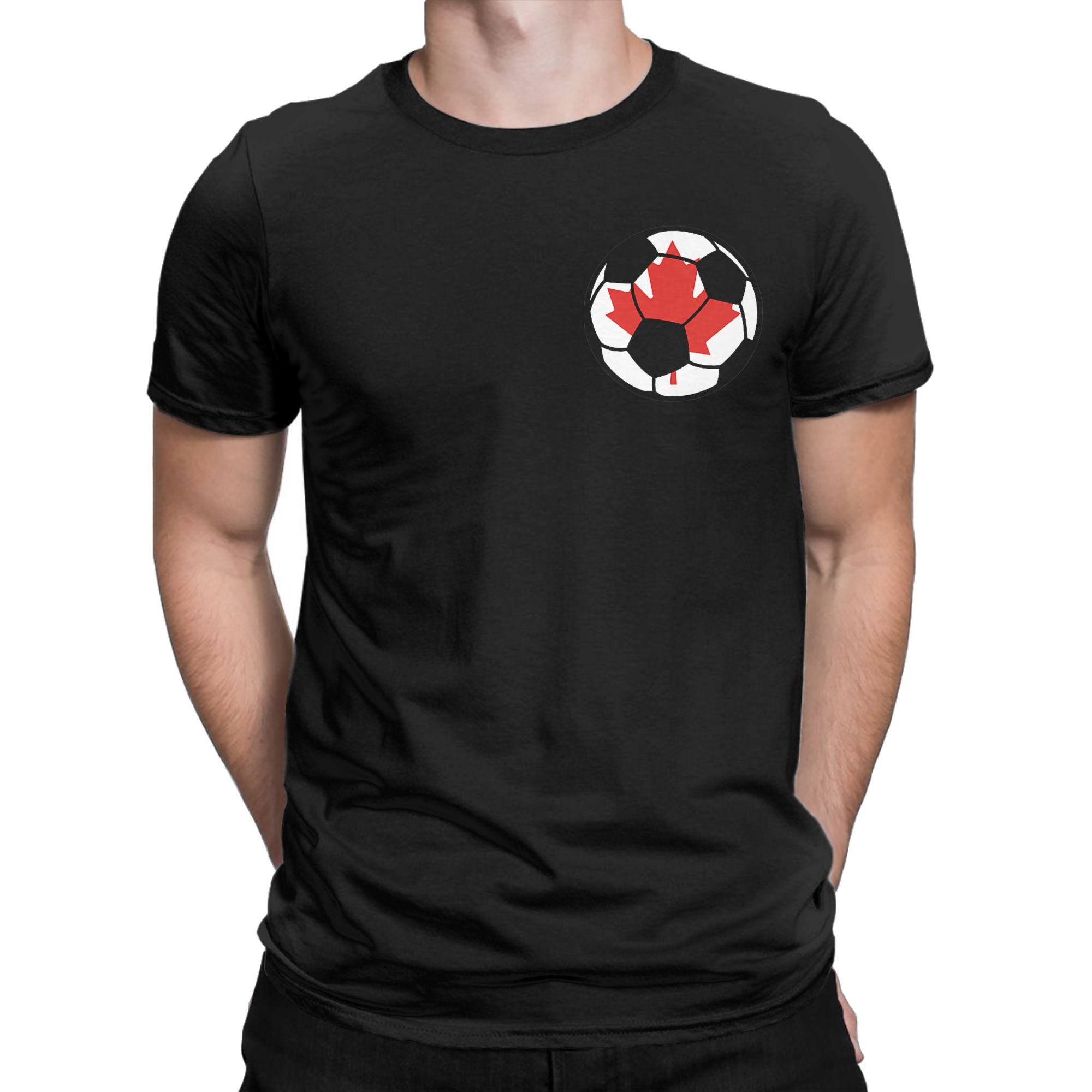 Summer Clothing Canada - Koszulka męska z flagą Kanady i