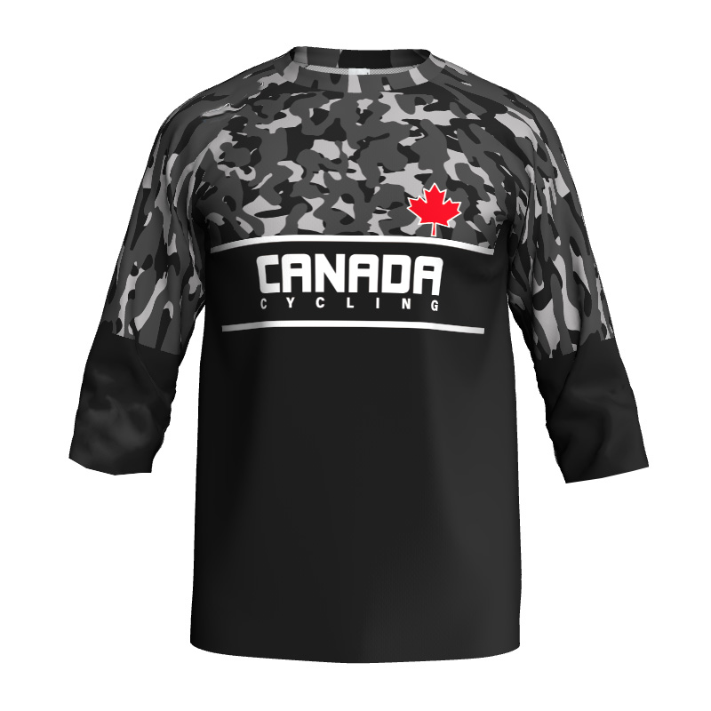 Summer Clothing Canada - Koszulka zjazdowa Canada, koszulka rowerowa Bicycle