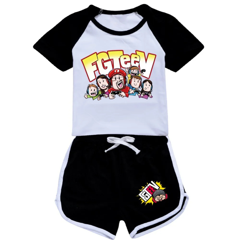 Summer Clothing Kids - AIAI 2025Fgteeve Odzież Dziecięca Chłopcy Dziewczęta