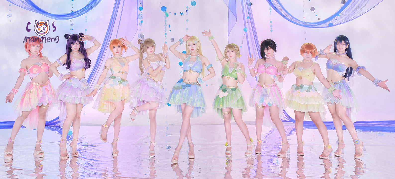 Summer Alt Clothing - Anime LoveLive! Kostium Syreny Hanayo Koizumi