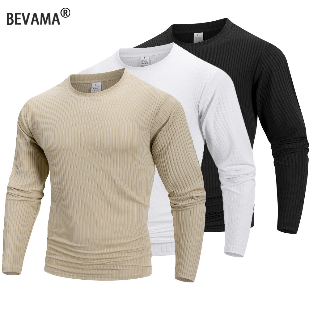 Summer Clothing - Męska koszulka z długim rękawem na