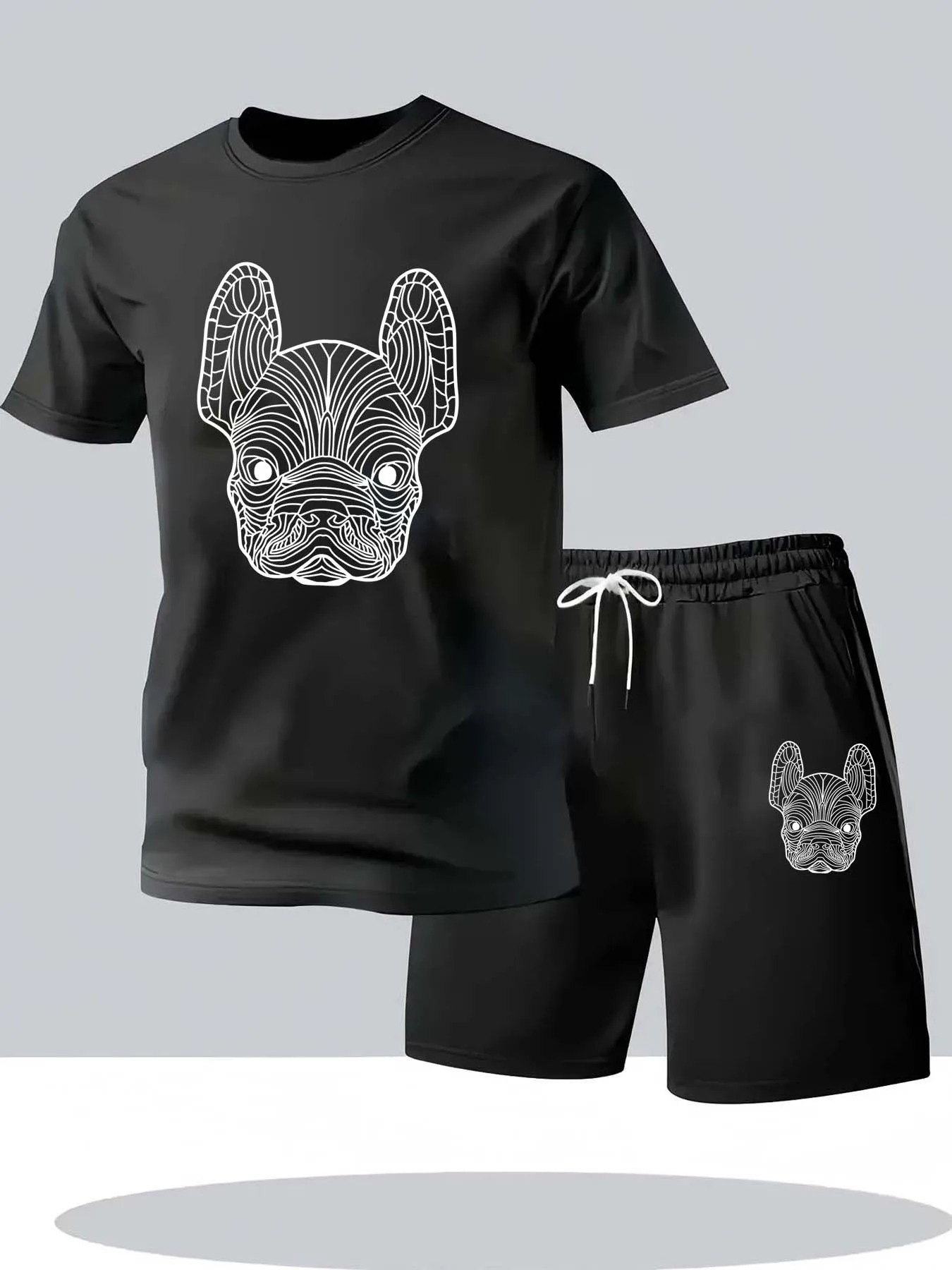 Summer Clothes Fashion - Letni męski zestaw: szybkoschnąca koszulka z