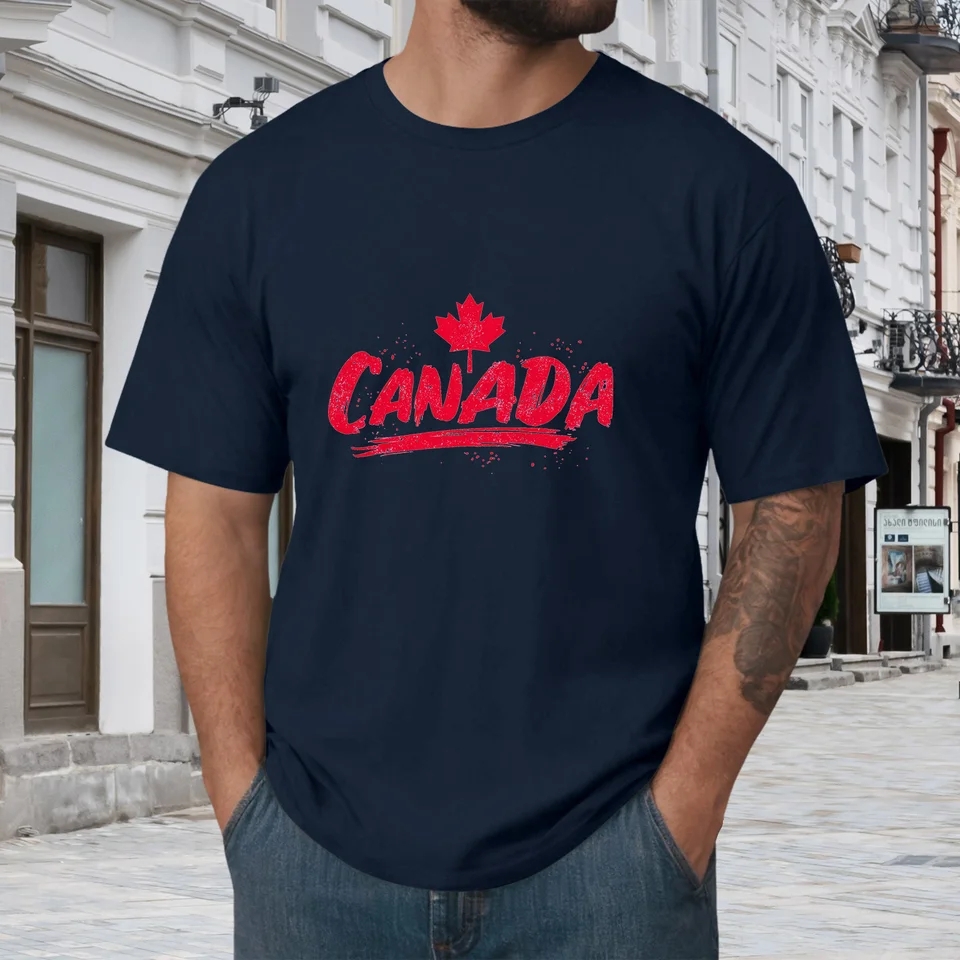 Summer Clothing Canada - Modne męskie koszulki z krótkim rękawem