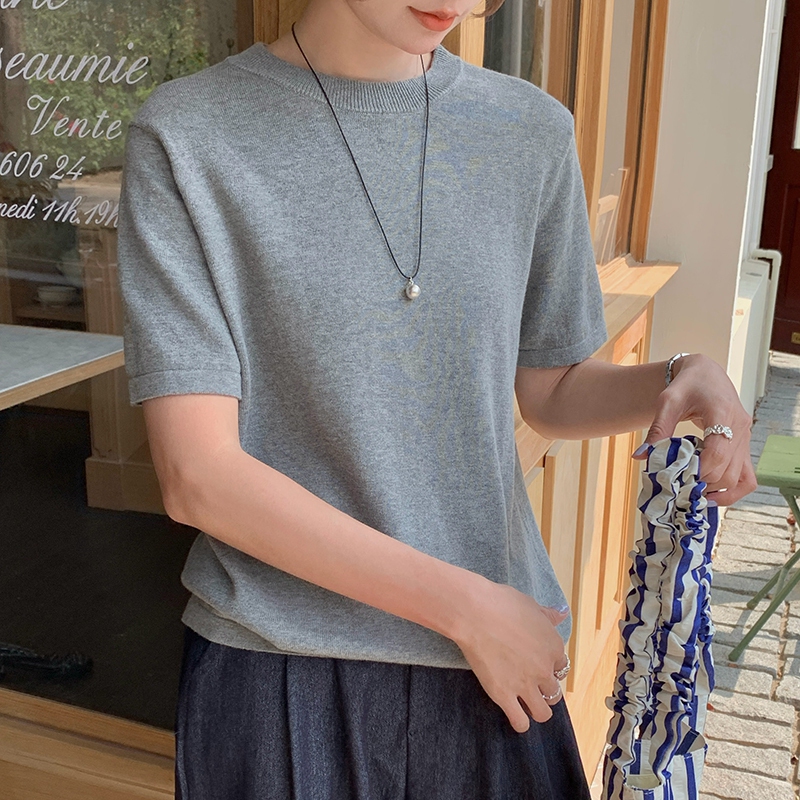 Summer Jumper Clothing - Damski sweter bawełniany na wiosnę i