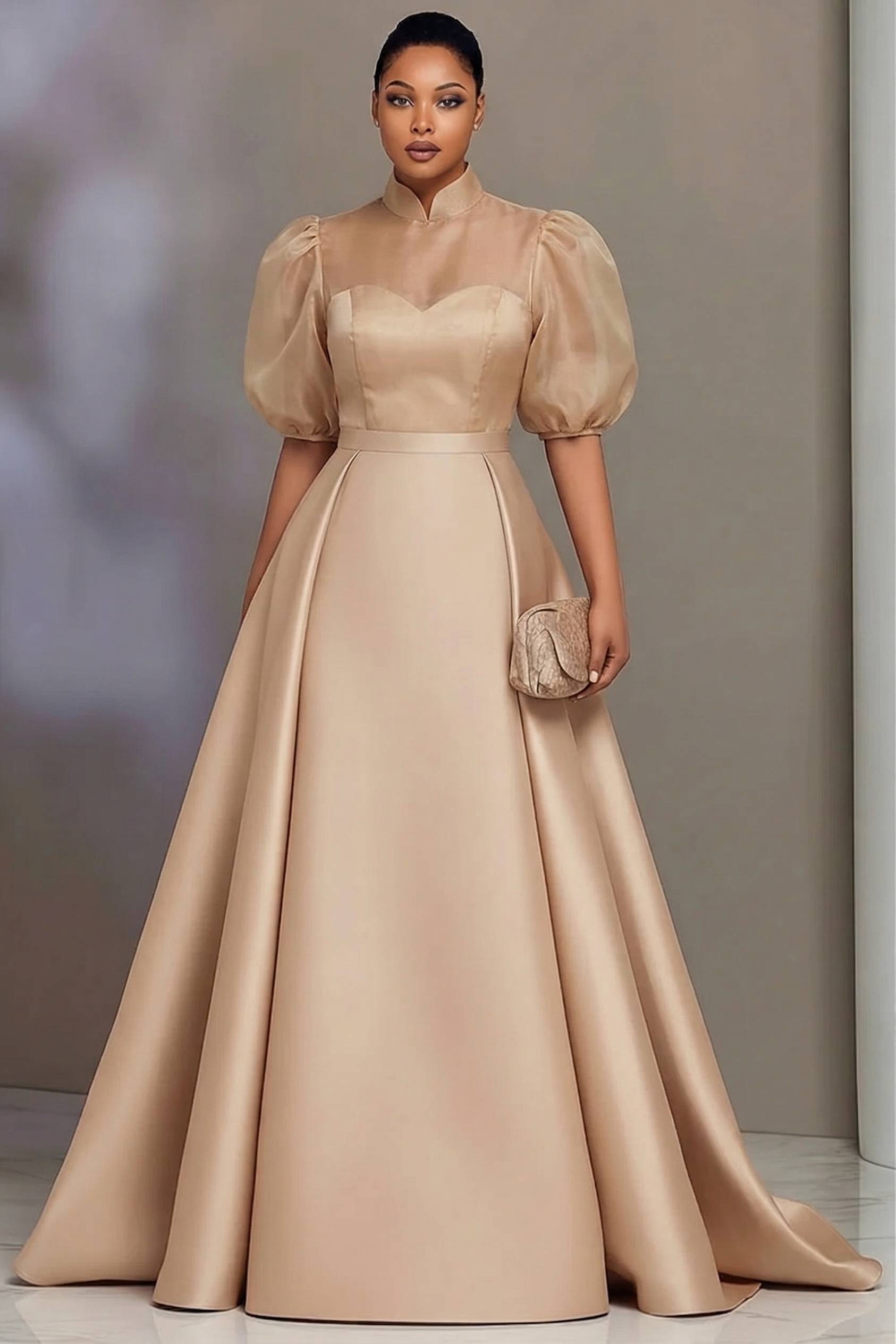 Summer Clothing For Older Women - Eleganckie satynowe sukienki na studniówkę plus