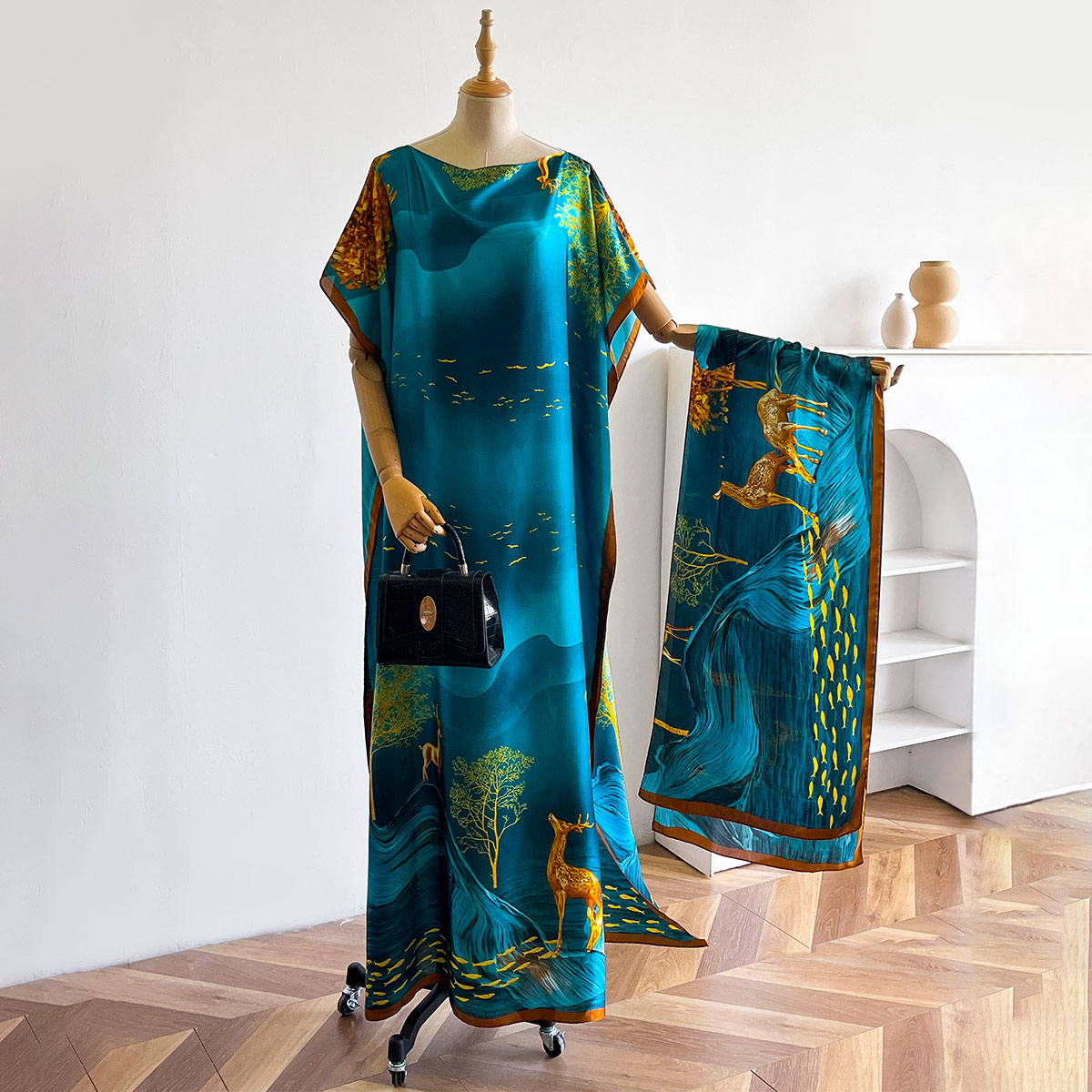 Summer Clothing For Older Women - Długi szal damski Dubaj Fashion MUMU
