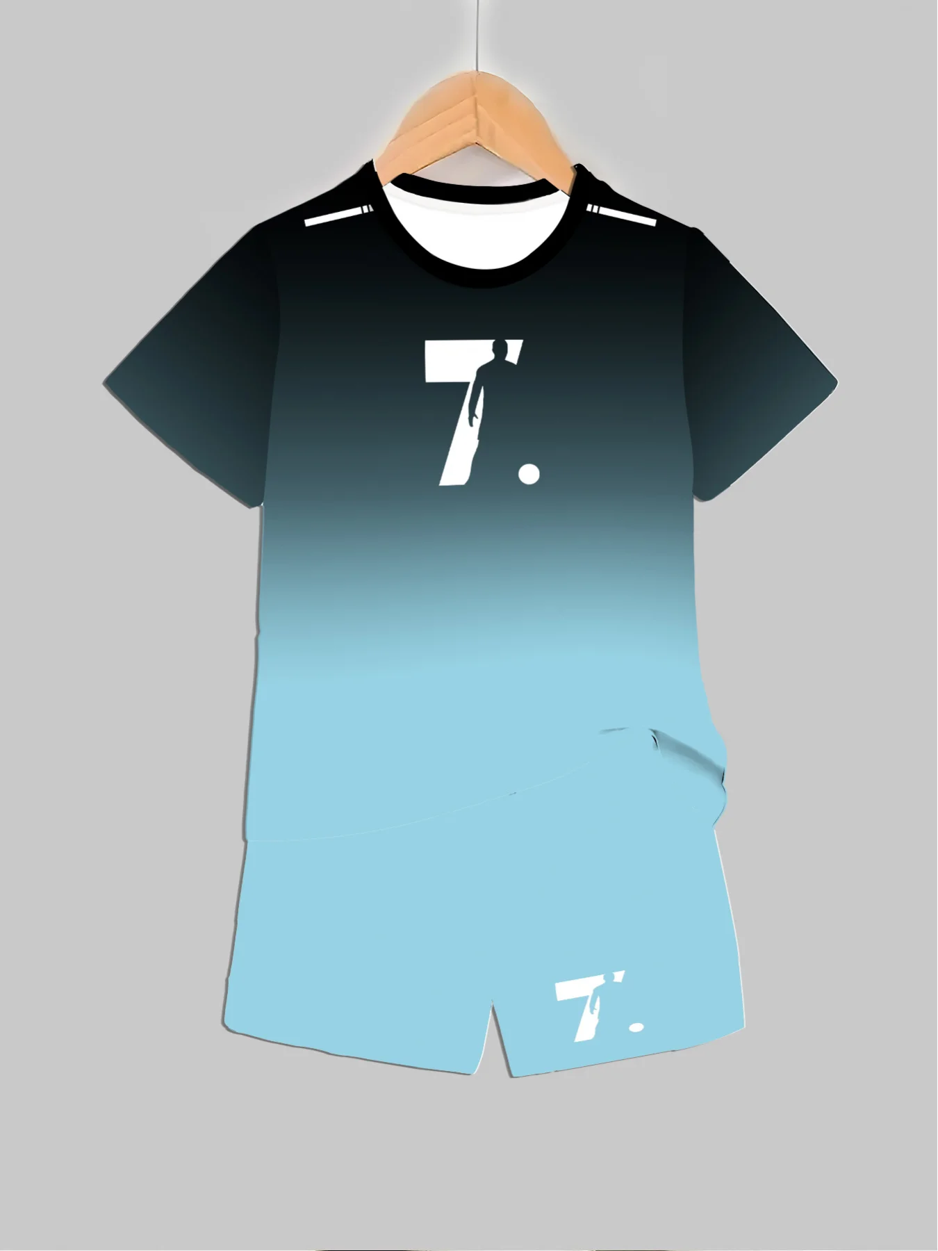 Summer Clothes Fashion - Dziecięcy Zestaw Ubrań Sportowych z Motywem
