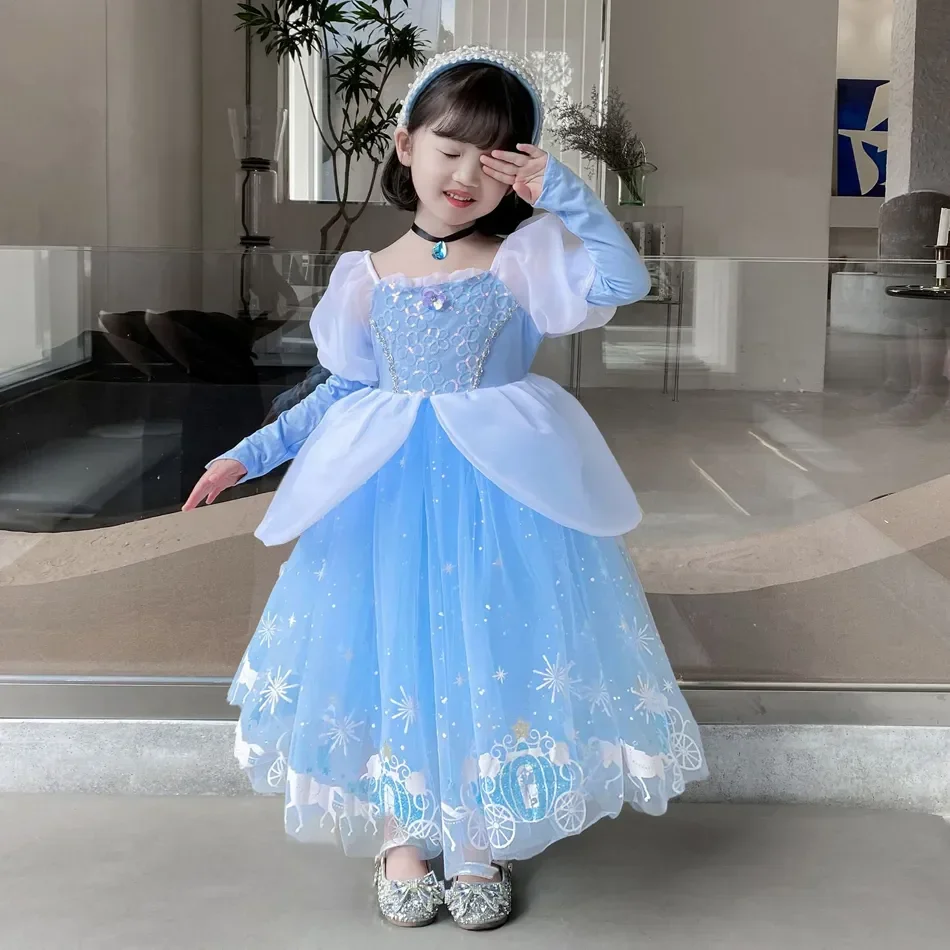 Kopciuszek księżniczka sukienk – Summer Clothing Kids recenzja i cena