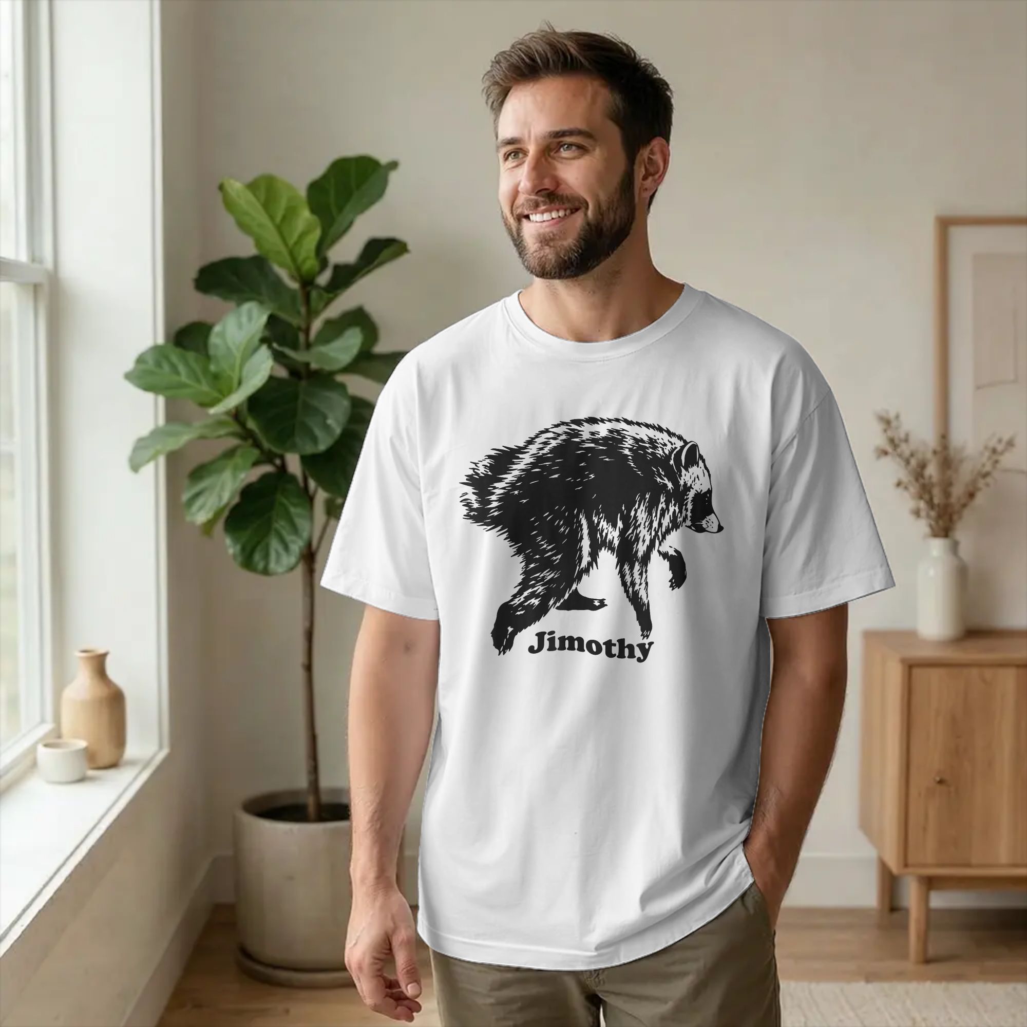 Jimothy Viral Raccoon Funny Tr – Summer Clothing Ideas recenzja i cena