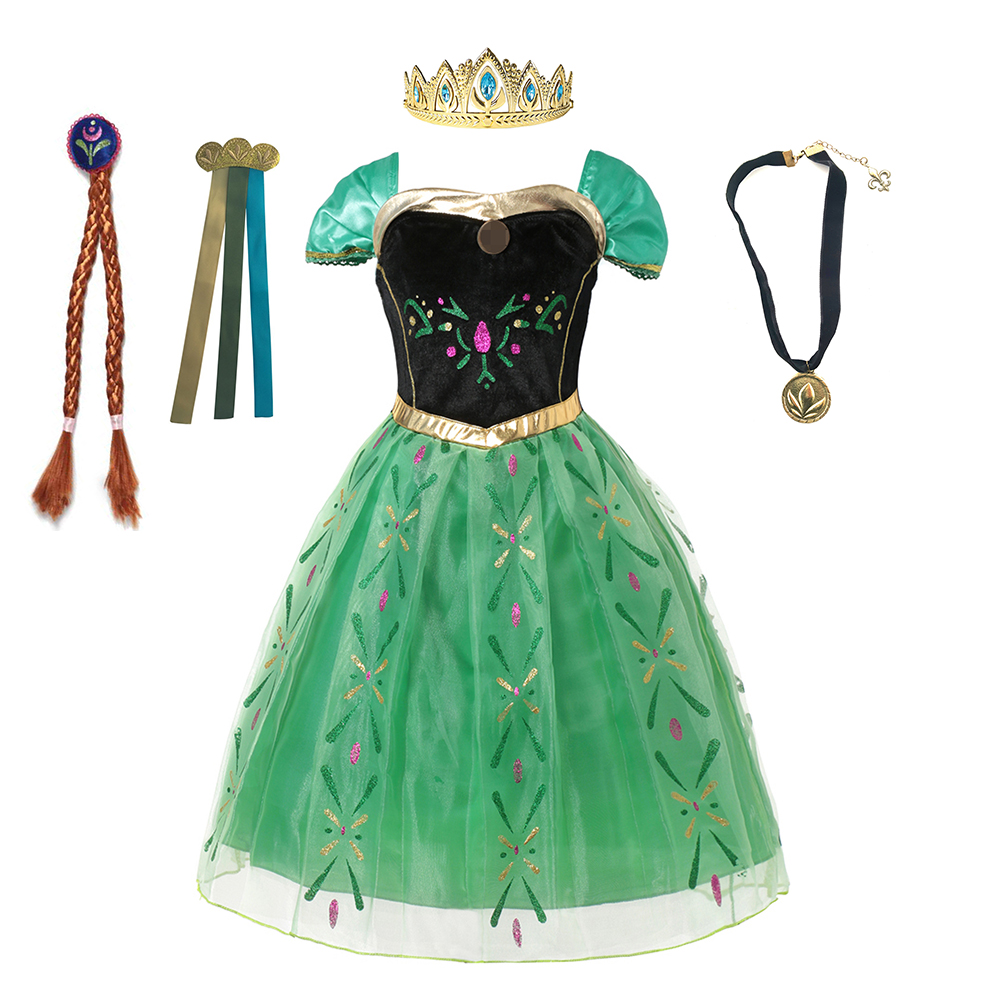 Anna kostium dla dzieci dziewc – Summer Clothing Kids recenzja i cena