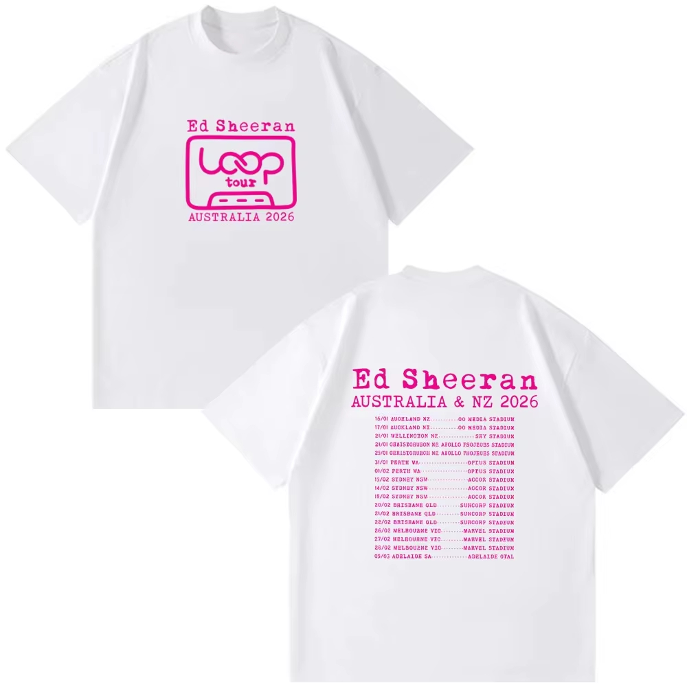Merch z trasy koncertowej Ed S – Summer Clothing Australia recenzja i cena