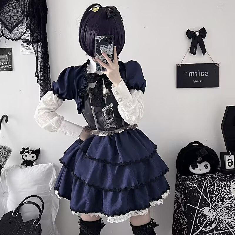 cosplay animacja sukienka ciem – Summer Clothing For 60 Year Old Woman recenzja i cena