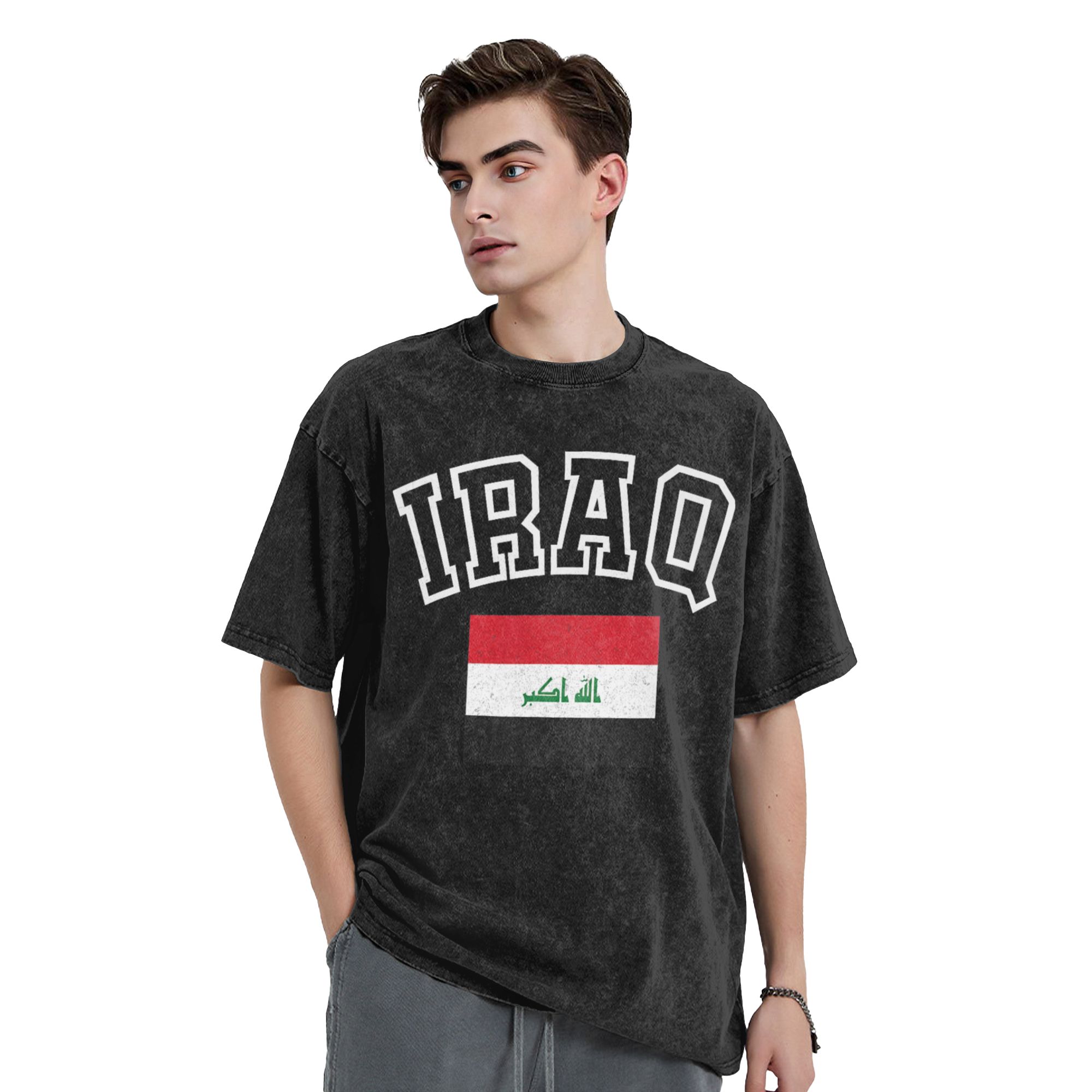 Koszulki męskie z flagą Iraku  – Summer Clothing Ideas recenzja i cena