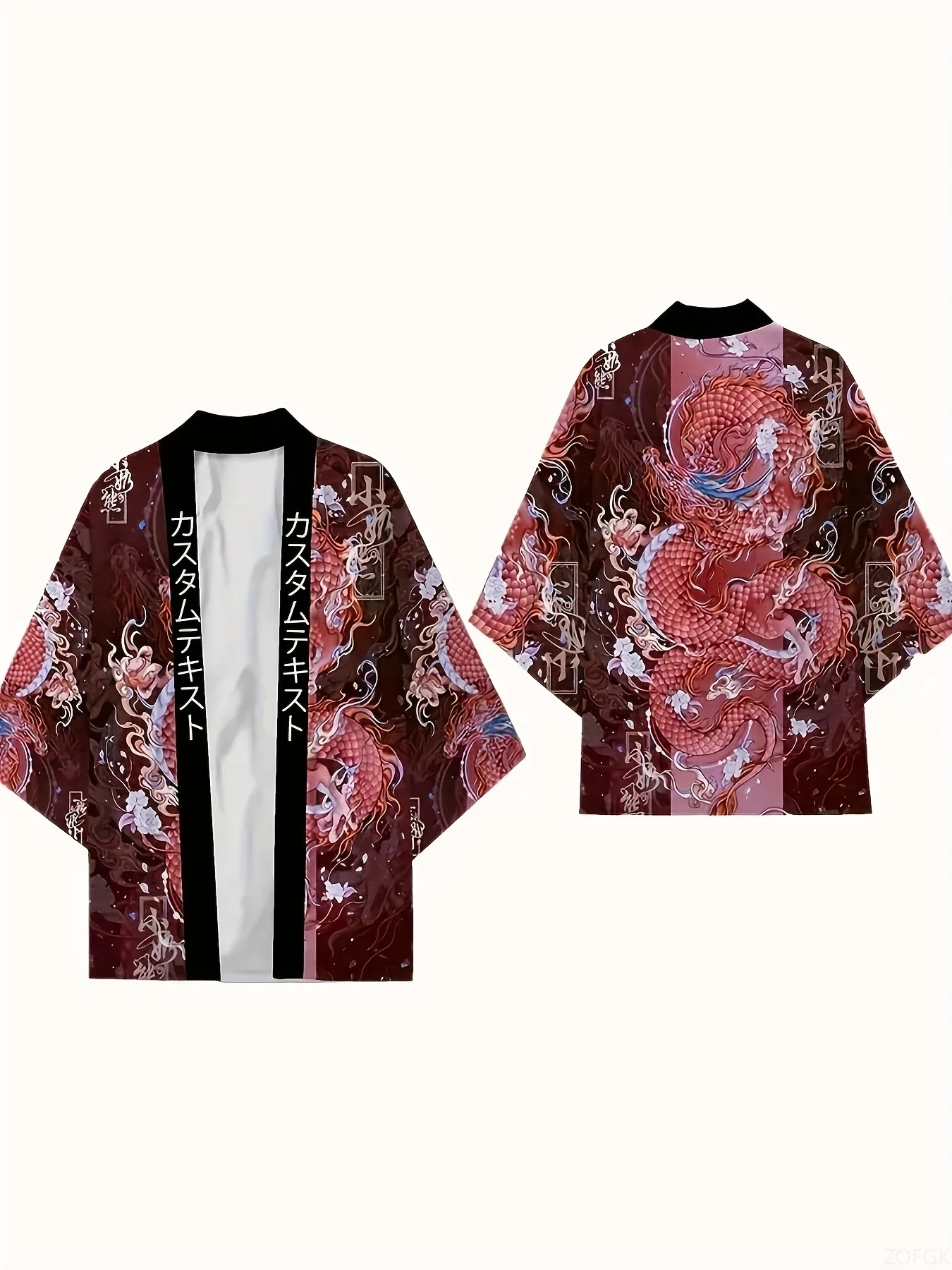 Kimono Unisex 3D Retro Długi N – Summer Clothing Cartoon recenzja i cena