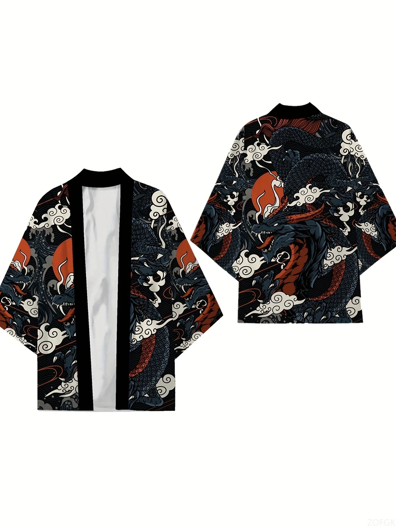 Kimono Unisex 3D Retro Długi N – Summer Clothing Cartoon recenzja i cena