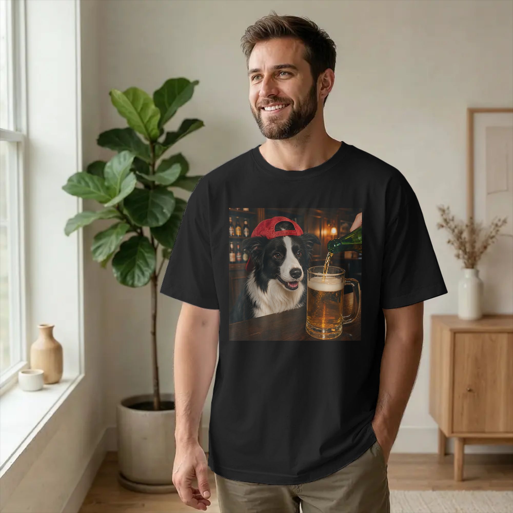 Koszulki z Border Collie pijąc – Summer Clothing Ideas recenzja i cena
