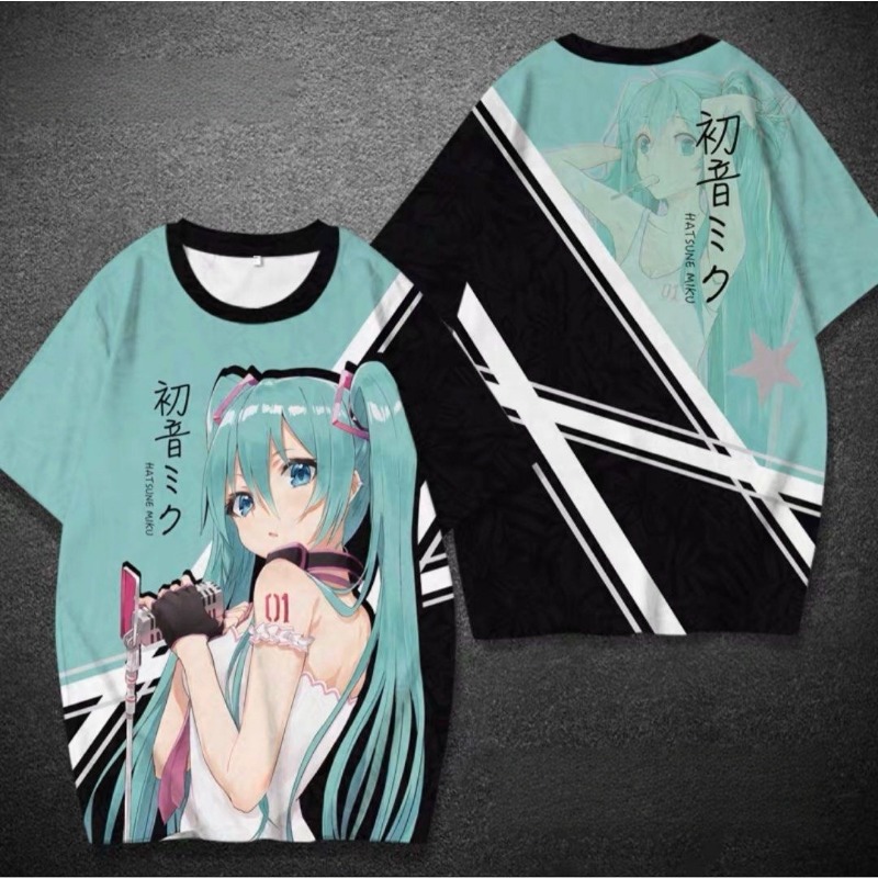 Letnia koszulka anime Hatsune  – Japan Summer Clothing Women recenzja i cena