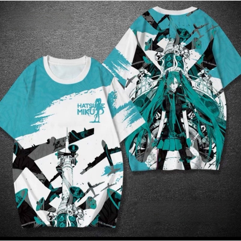 Letnia koszulka anime Hatsune  – Japan Summer Clothing Women recenzja i cena