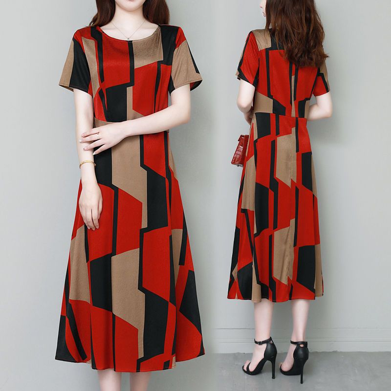Biuro Lady geometryczna sukien – Summer Clothing For 60 Year Old Woman recenzja i cena