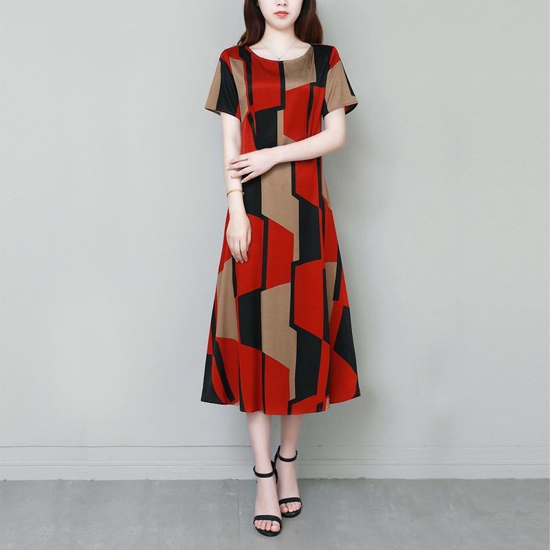 Biuro Lady geometryczna sukien – Summer Clothing For 60 Year Old Woman recenzja i cena