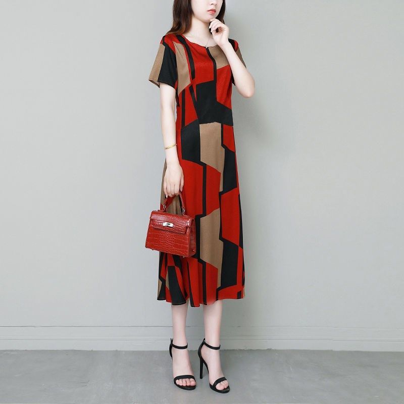 Biuro Lady geometryczna sukien – Summer Clothing For 60 Year Old Woman recenzja i cena