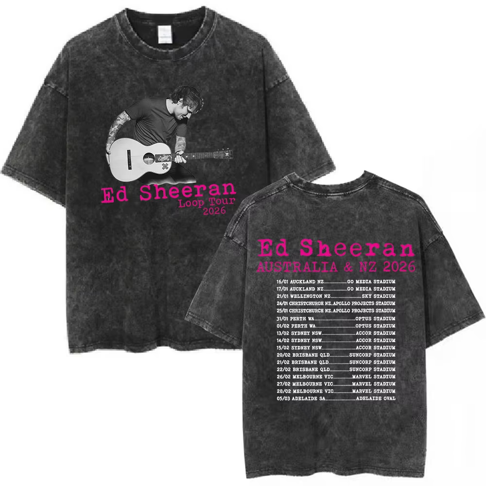 Koszulka Ed Sheeran Loop Tour  – Summer Clothing Australia recenzja i cena
