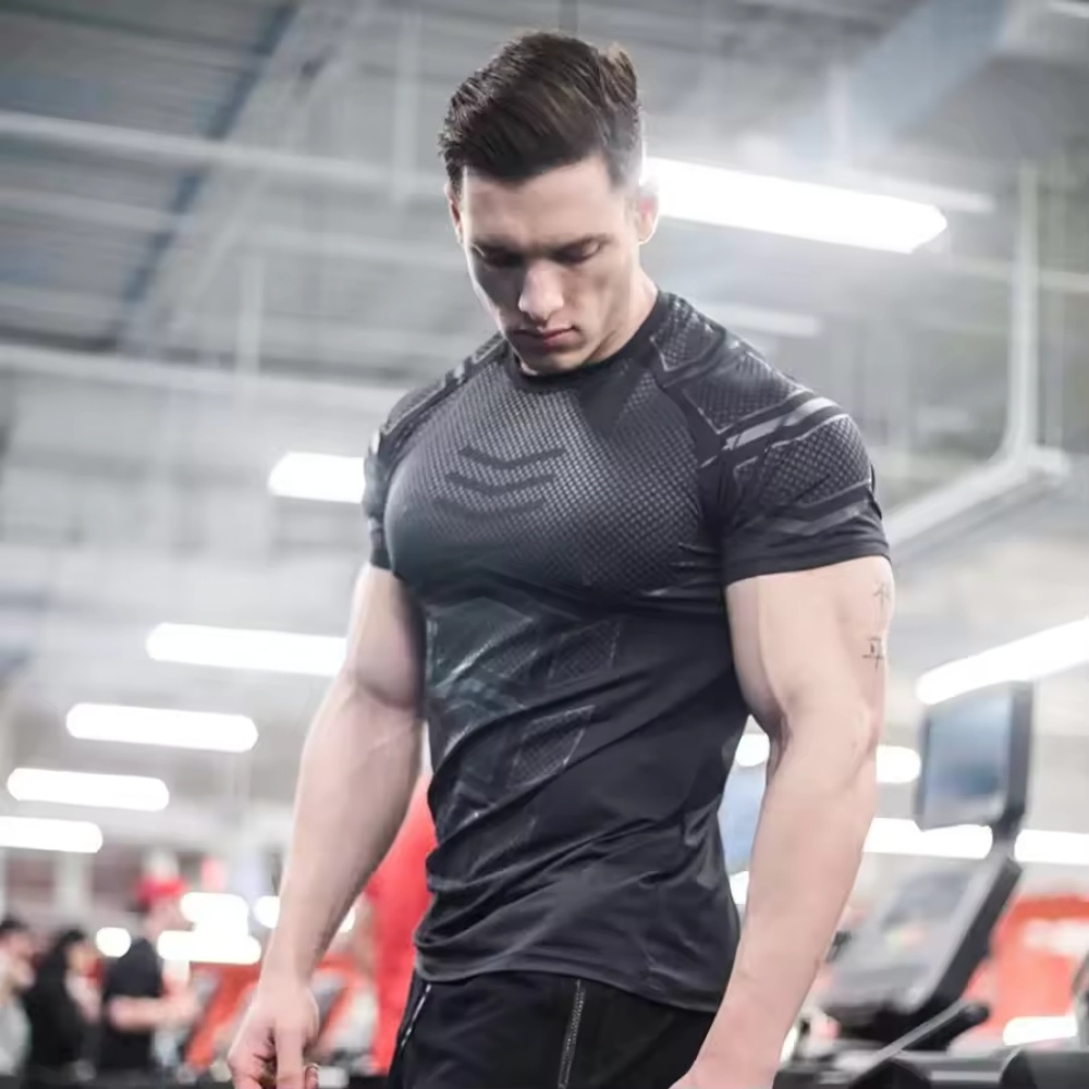 2025 męska koszulka sportowa d – Summer Clothing Men 2025 recenzja i cena