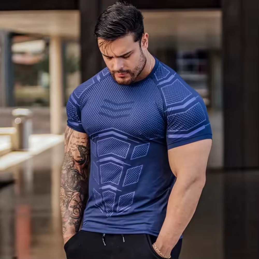 2025 męska koszulka sportowa d – Summer Clothing Men 2025 recenzja i cena