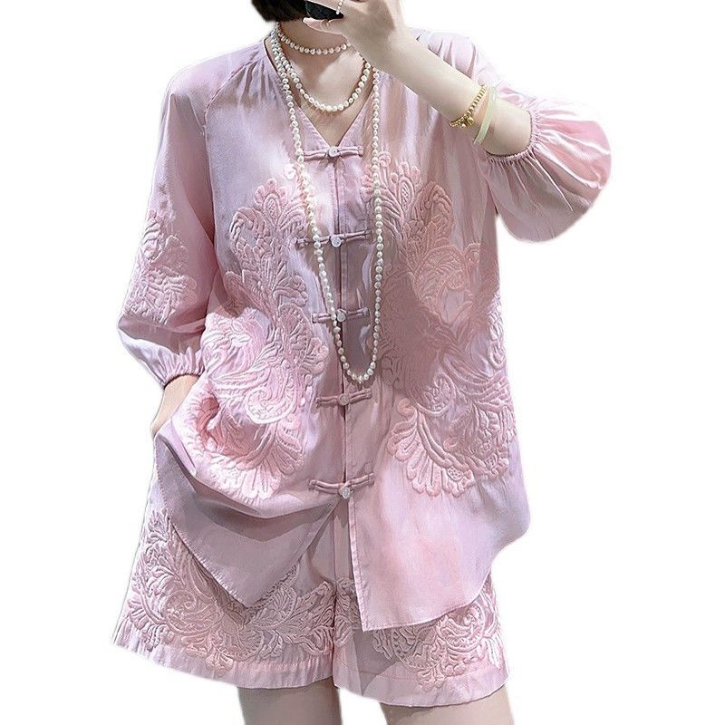 Haftowany Zestaw w Stylu Narod – Summer Clothing For 60 Year Old Woman recenzja i cena