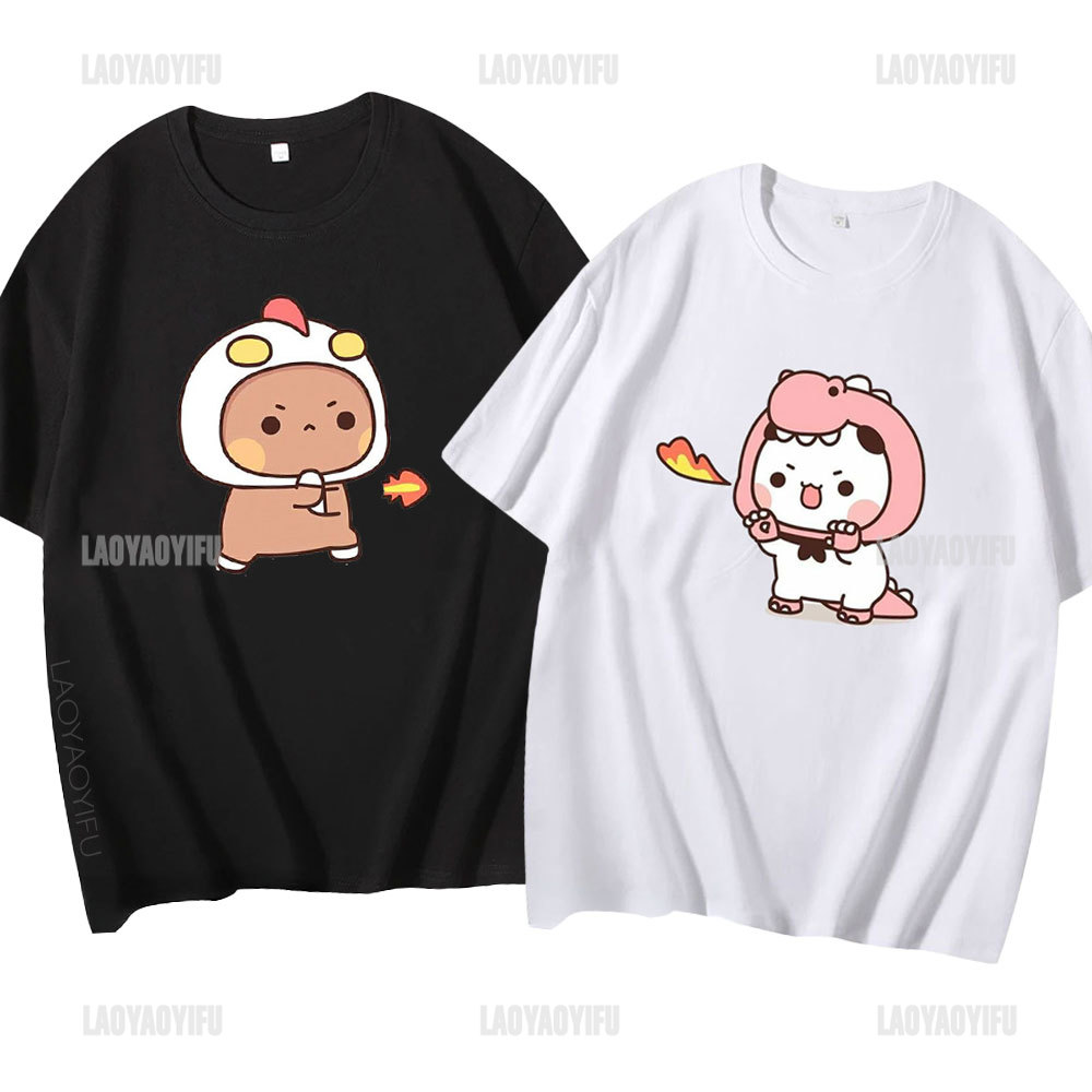 Kawaii Bubu Dudu Tshirt dla dz – Summer Clothing For 60 Year Old Woman recenzja i cena