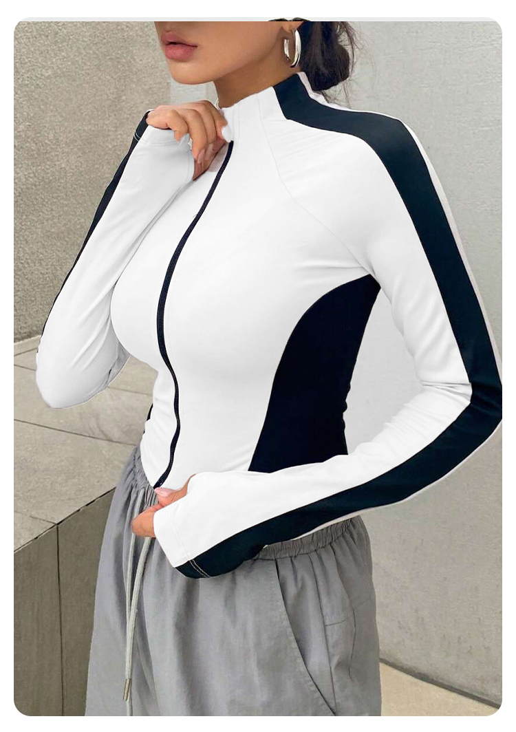 Kurtka do jogi z wysokim kołni – Summer Clothing recenzja i cena