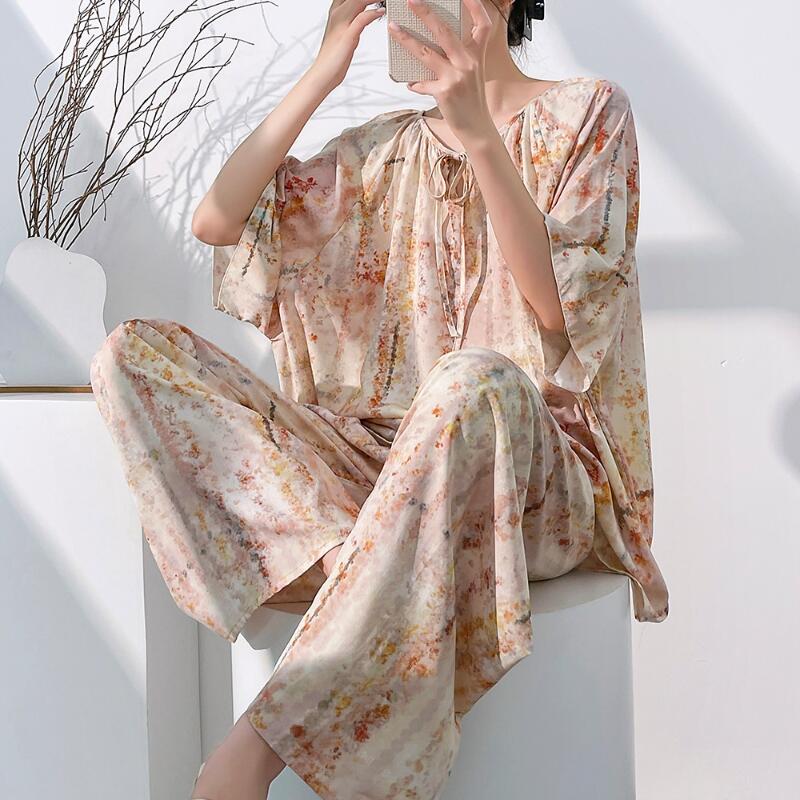 Gorący zestaw piżamowy damski  – Summer Clothes Fashion recenzja i cena