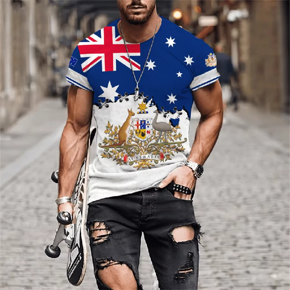 Męskie koszulki Australia Graf – Summer Clothing Australia recenzja i cena