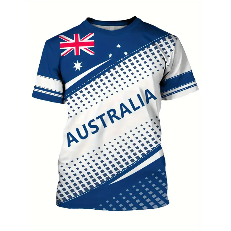 Australia National Flag T-shir – Summer Clothing Australia recenzja i cena