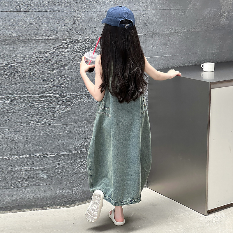 Vintage Blue Children Girls Wy – Summer Clothing Kids recenzja i cena
