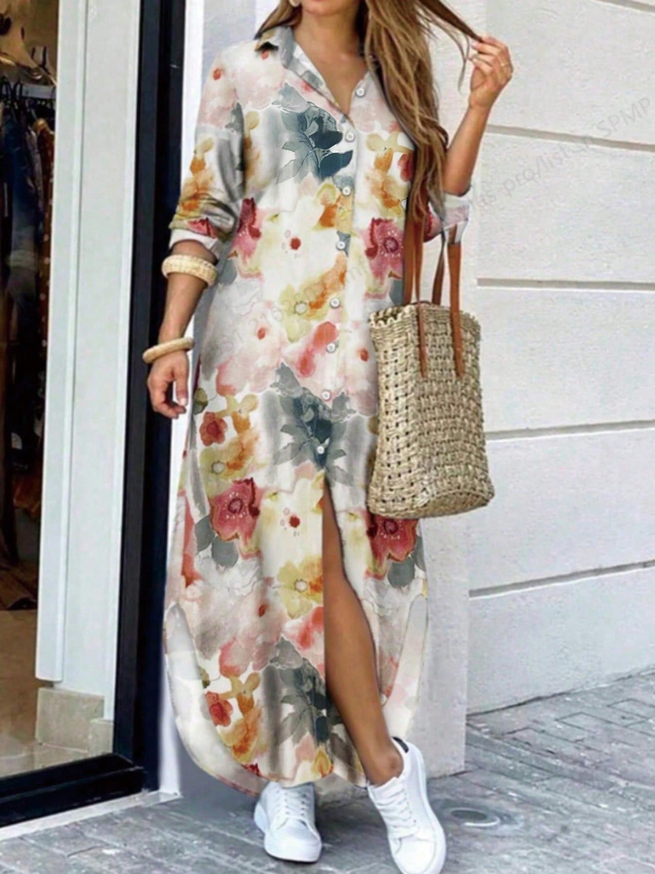 Letnia, luźna sukienka koszulo – Summer Clothing For Older Women recenzja i cena