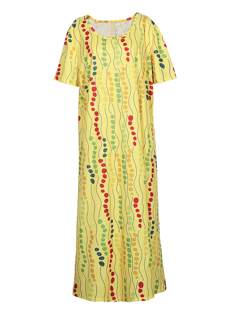 Żółta sukienka midi plus size  – Summer Clothing For Older Women recenzja i cena